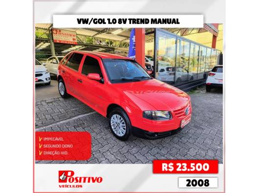 VOLKSWAGEN - GOL - 2007/2008 - Vermelha - R$ 23.500,00