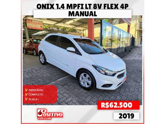 CHEVROLET - ONIX - 2019/2019 - Branca - R$ 62.500,00