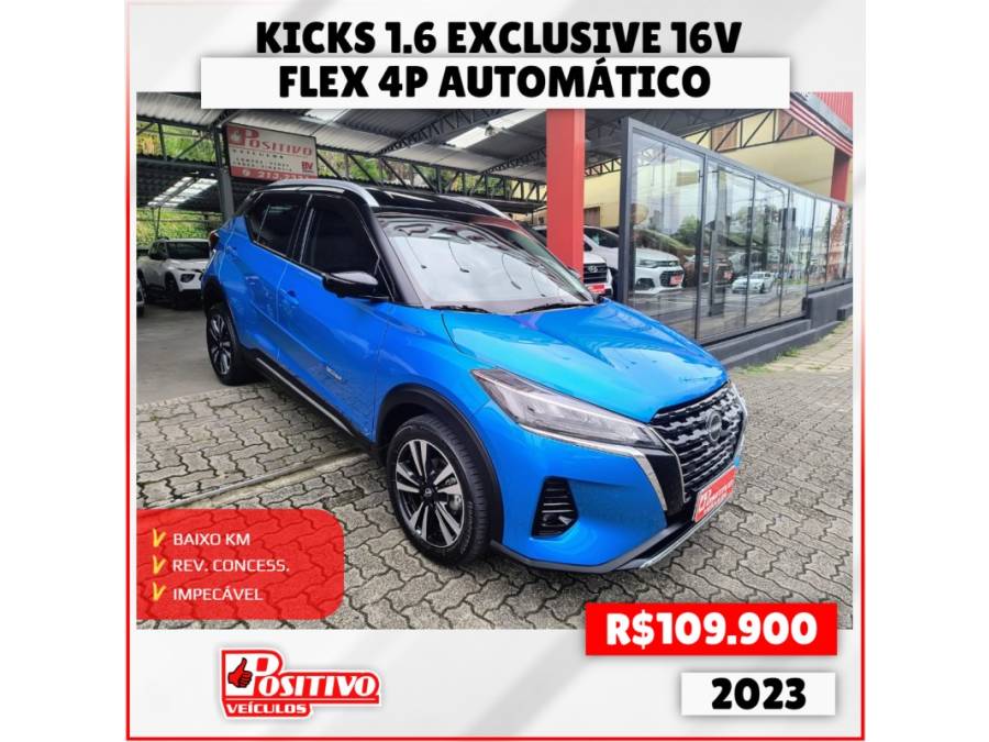 NISSAN - KICKS - 2023/2023 - Azul - R$ 109.900,00