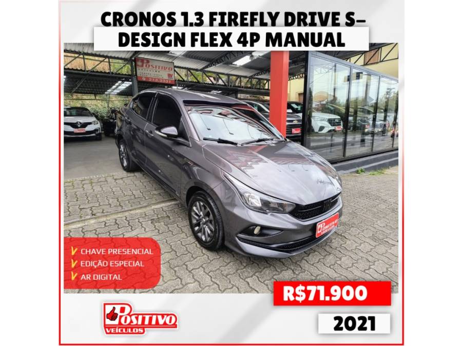 FIAT - CRONOS - 2021/2021 - Cinza - R$ 71.900,00