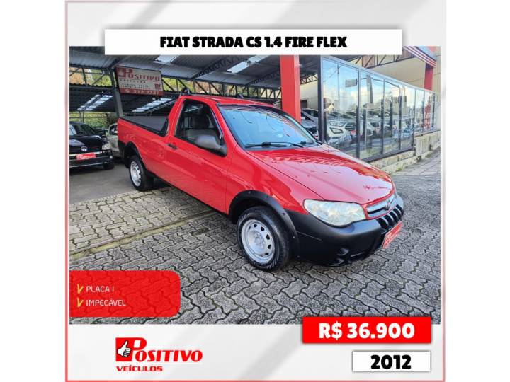 FIAT - STRADA - 2011/2012 - Vermelha - R$ 36.900,00