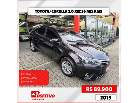 TOYOTA - COROLLA - 2014/2015 - Preta - R$ 89.900,00