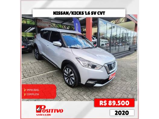 NISSAN - KICKS - 2019/2020 - Prata - R$ 89.500,00