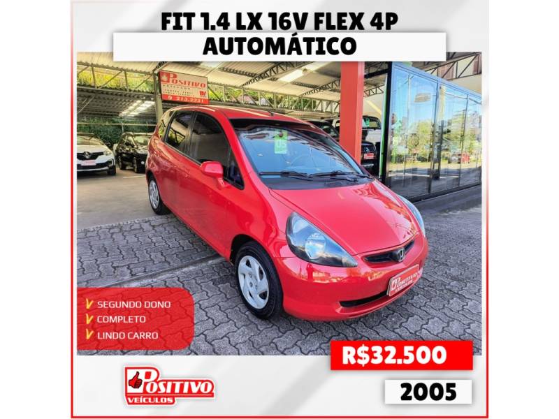 HONDA - FIT - 2005/2005 - Vermelha - R$ 32.500,00