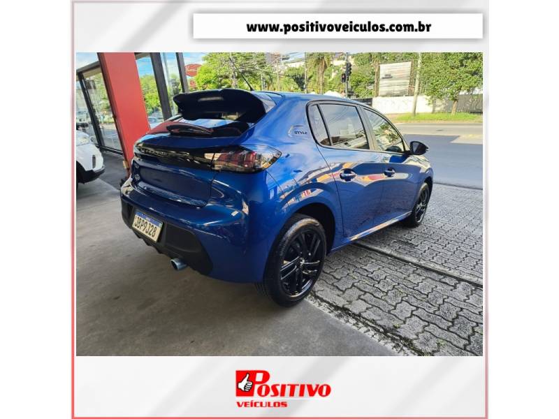 PEUGEOT - 208 - 2022/2023 - Azul - R$ 76.800,00