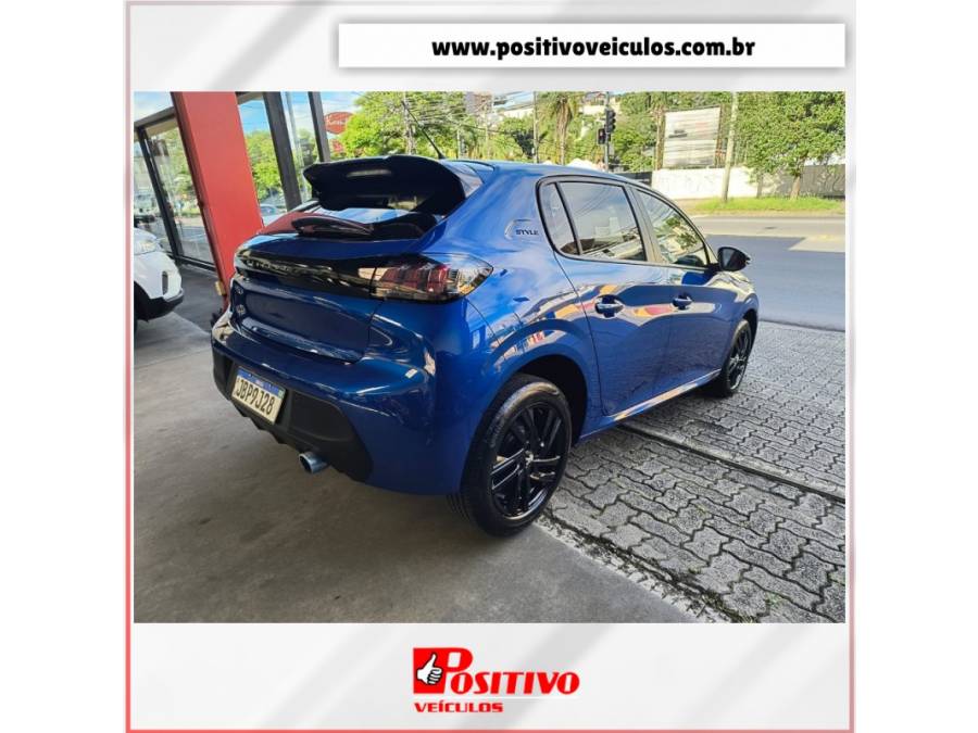 PEUGEOT - 208 - 2022/2023 - Azul - R$ 76.800,00