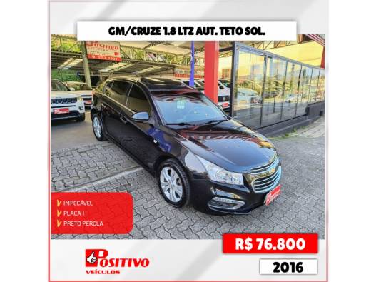 CHEVROLET - CRUZE - 2016/2016 - Preta - R$ 76.800,00