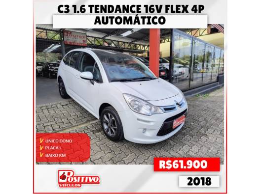 CITROËN - C3 - 2017/2018 - Branca - R$ 61.900,00