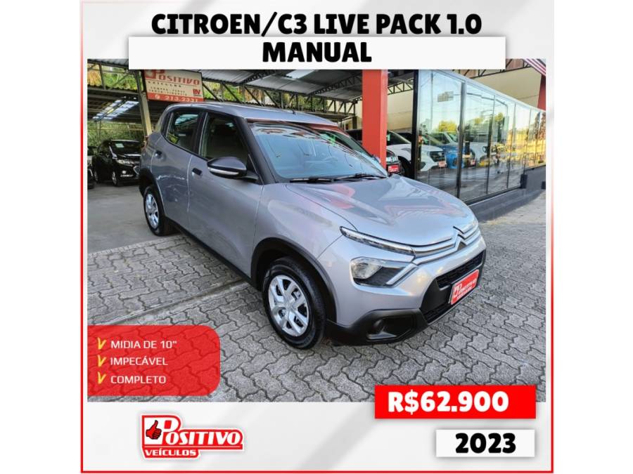 CITROËN - C3 - 2022/2023 - Cinza - R$ 62.900,00