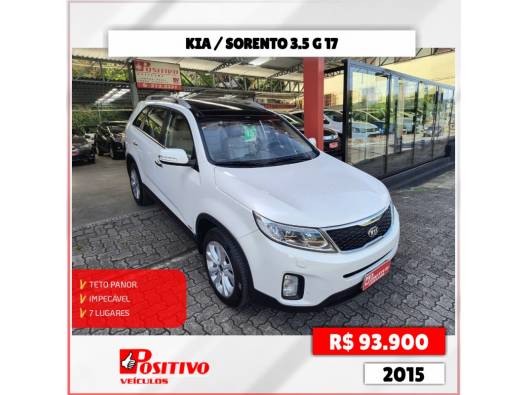 KIA MOTORS - SORENTO - 2014/2015 - Branca - R$ 93.900,00