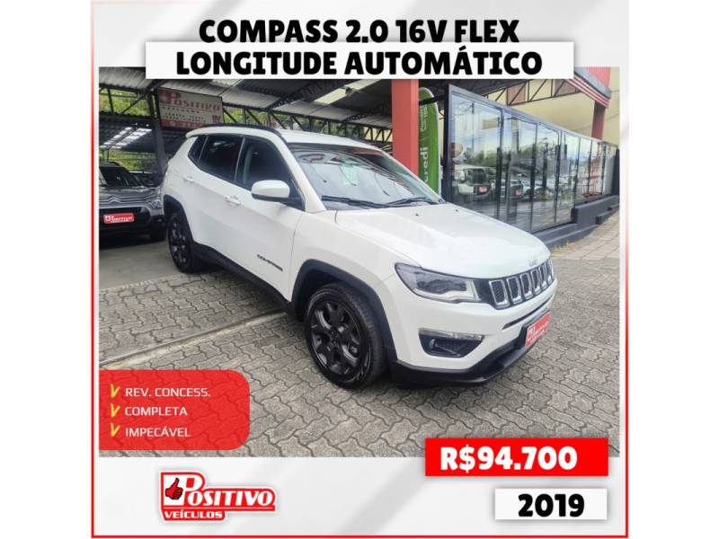 JEEP - COMPASS - 2019/2019 - Branca - R$ 94.700,00