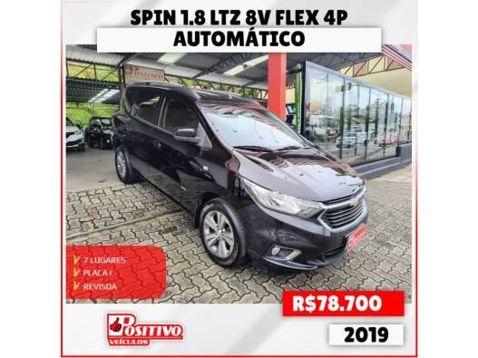CHEVROLET - SPIN - 2018/2019 - Preta - R$ 78.700,00