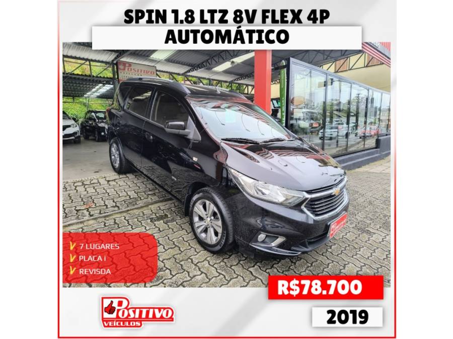 CHEVROLET - SPIN - 2018/2019 - Preta - R$ 78.700,00