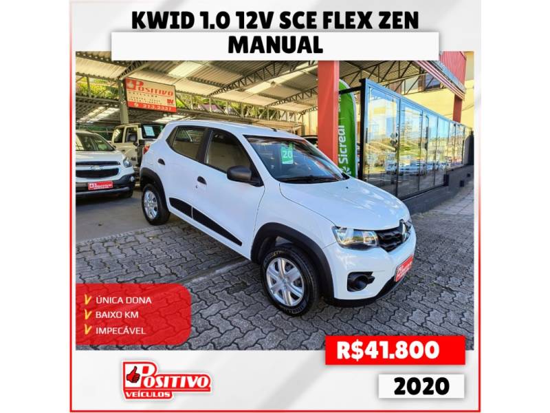 RENAULT - KWID - 2019/2020 - Branca - R$ 41.800,00