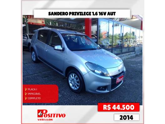 RENAULT - SANDERO - 2013/2014 - Prata - R$ 44.500,00
