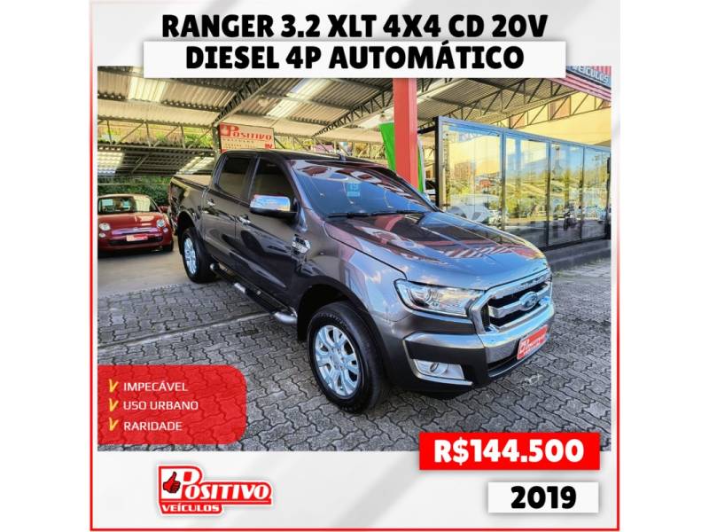 FORD - RANGER - 2018/2019 - Cinza - R$ 144.500,00