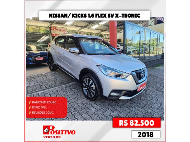 NISSAN - KICKS - 2017/2018 - Prata - R$ 82.500,00