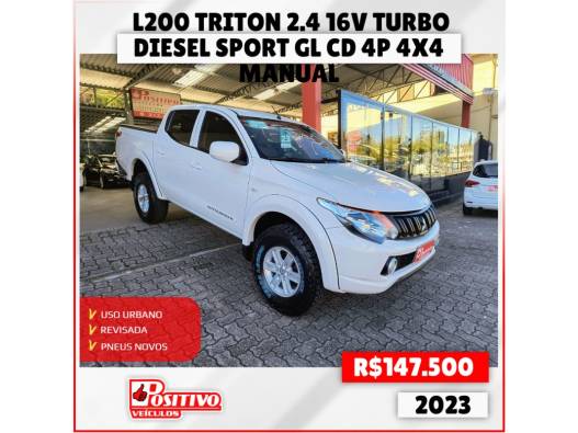 MITSUBISHI - L200 TRITON - 2012/2023 - Branca - R$ 147.500,00