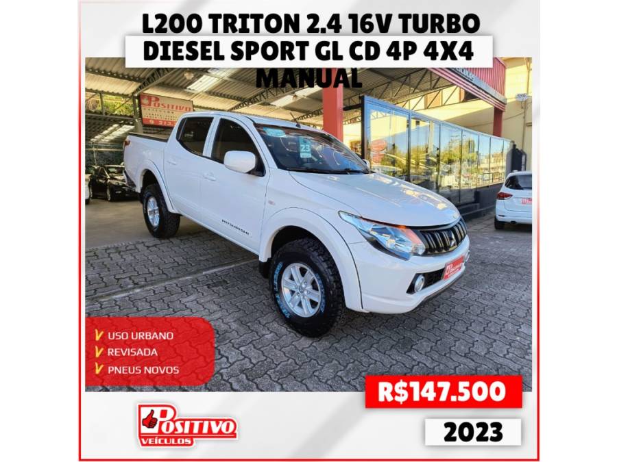 MITSUBISHI - L200 TRITON - 2012/2023 - Branca - R$ 147.500,00