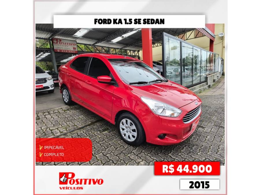 FORD - KA - 2015/2015 - Vermelha - R$ 44.900,00