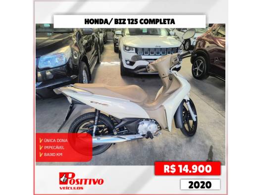 HONDA - BIZ 125 - 2019/2020 - Branca - R$ 14.900,00