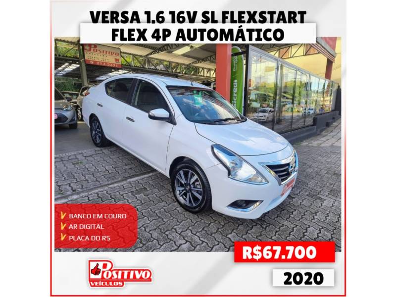 NISSAN - VERSA - 2019/2020 - Branca - R$ 67.700,00