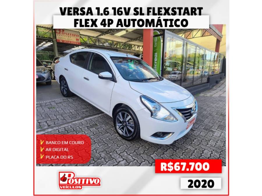 NISSAN - VERSA - 2019/2020 - Branca - R$ 67.700,00