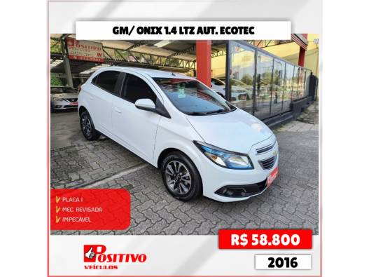 CHEVROLET - ONIX - 2016/2016 - Branca - R$ 58.800,00