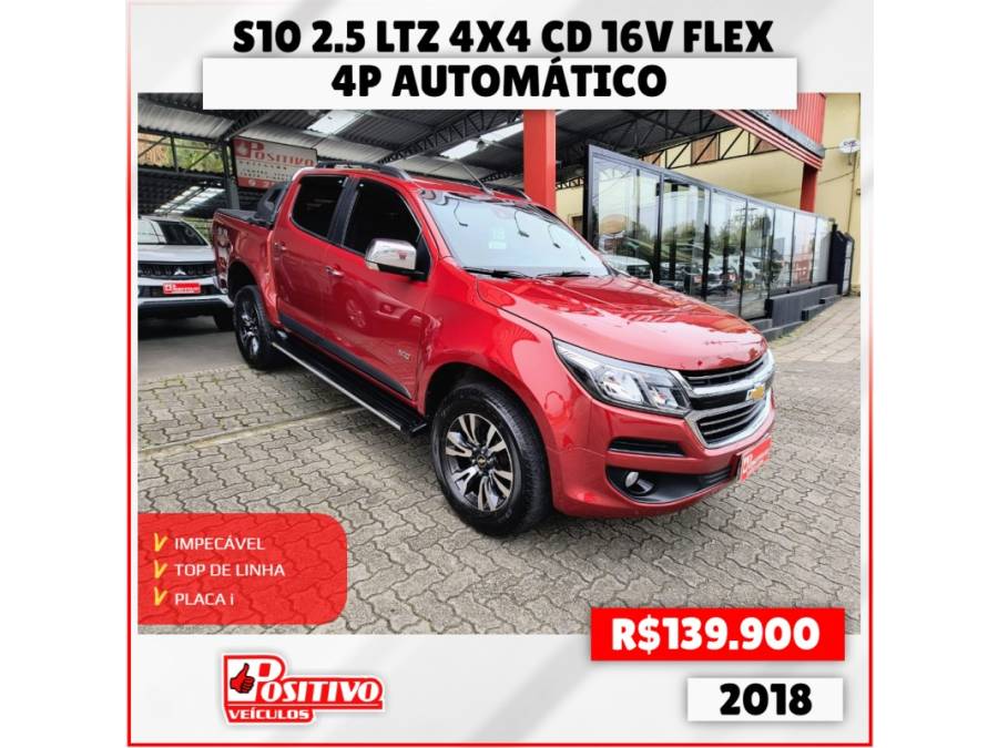 CHEVROLET - S10 - 2017/2018 - Vermelha - R$ 139.900,00