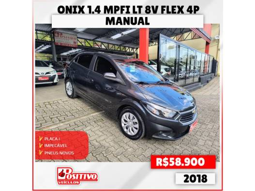 CHEVROLET - ONIX - 2018/2018 - Cinza - R$ 58.900,00
