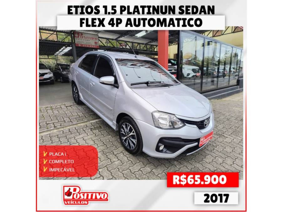 TOYOTA - ETIOS - 2017/2017 - Prata - R$ 65.900,00