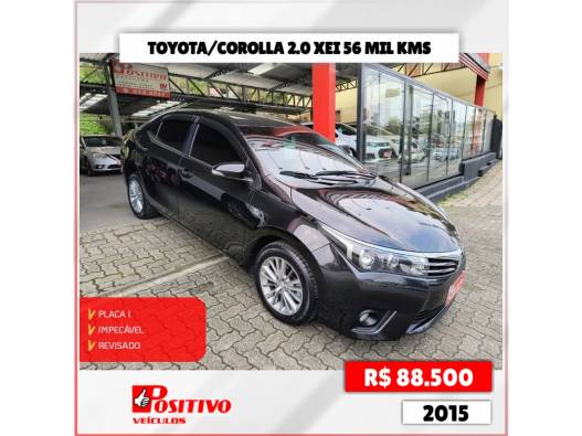 TOYOTA - COROLLA - 2014/2015 - Preta - R$ 88.500,00