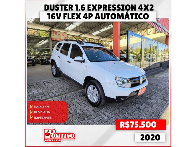 RENAULT - DUSTER - 2019/2020 - Branca - R$ 75.500,00