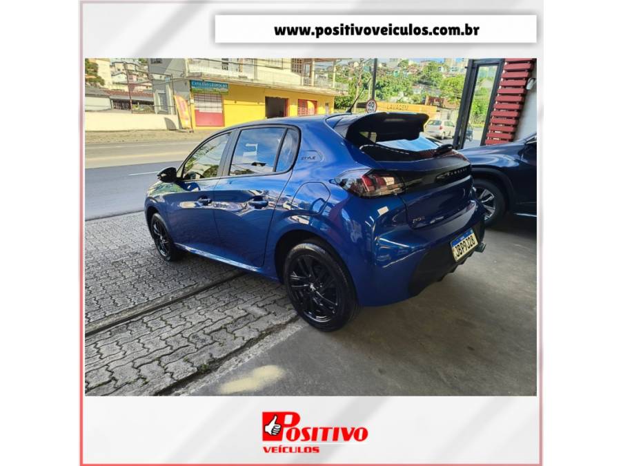 PEUGEOT - 208 - 2022/2023 - Azul - R$ 76.800,00