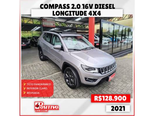 JEEP - COMPASS - 2020/2021 - Cinza - R$ 128.900,00