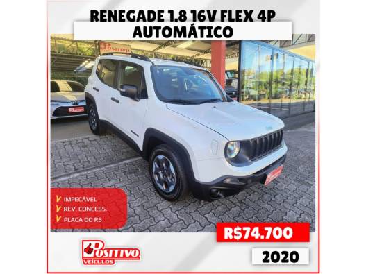 JEEP - RENEGADE - 2019/2020 - Branca - R$ 74.700,00
