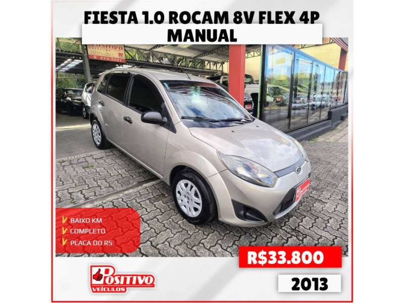 FORD - FIESTA - 2013/2013 - Bege - R$ 33.800,00