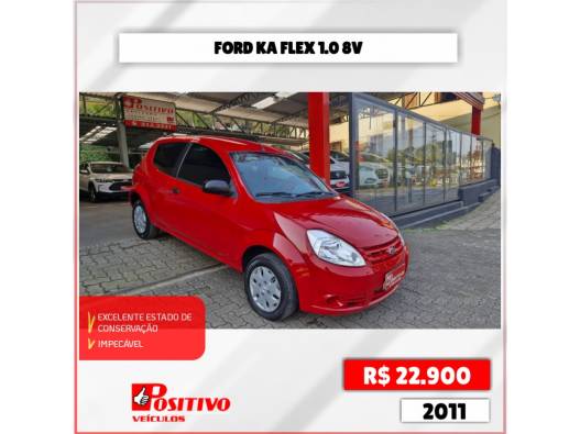 FORD - KA - 2010/2011 - Vermelha - R$ 22.900,00