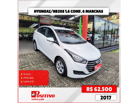 HYUNDAI - HB20S - 2016/2017 - Branca - R$ 62.500,00