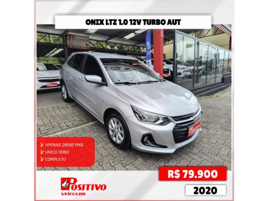 CHEVROLET - ONIX - 2020/2020 - Prata - R$ 79.900,00