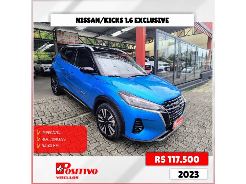 NISSAN - KICKS - 2023/2023 - Azul - R$ 117.500,00