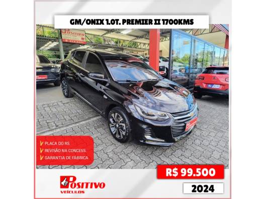 CHEVROLET - ONIX - 2024/2024 - Preta - R$ 99.500,00