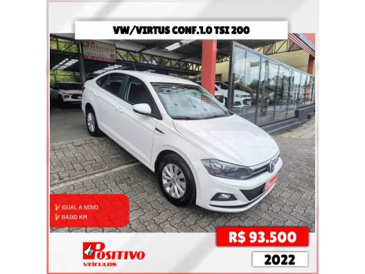 VOLKSWAGEN - VIRTUS - 2022/2022 - Branca - R$ 93.500,00