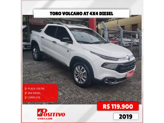 FIAT - TORO - 2018/2019 - Branca - R$ 119.900,00