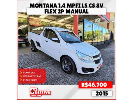 CHEVROLET - MONTANA - 2014/2015 - Branca - R$ 46.700,00