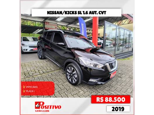 NISSAN - KICKS - 2019/2019 - Preta - R$ 88.500,00