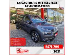 CITROËN - C4 CACTUS - 2021/2021 - Cinza - R$ 75.700,00