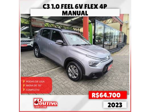 CITROËN - C3 - 2022/2023 - Cinza - R$ 64.700,00