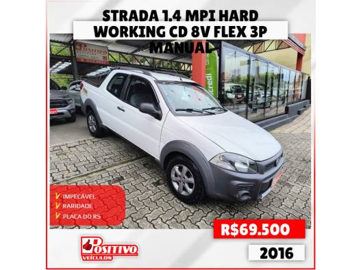 FIAT - STRADA - 2016/2016 - Branca - R$ 69.500,00