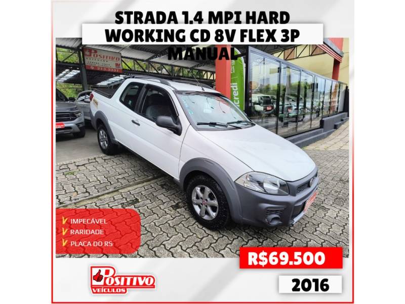 FIAT - STRADA - 2016/2016 - Branca - R$ 69.500,00
